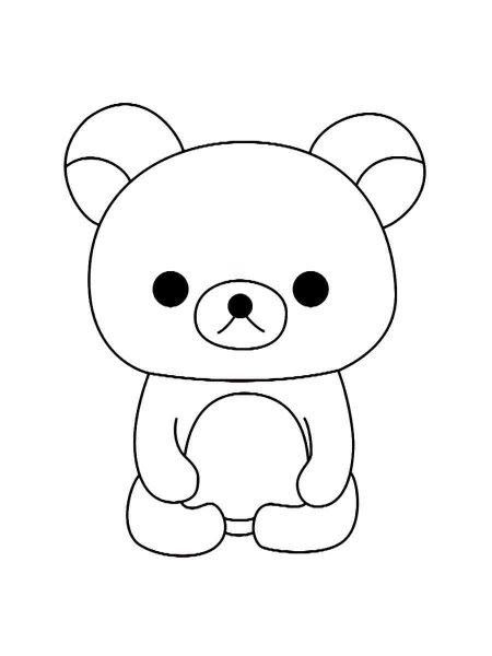 Rilakkuma coloring pages