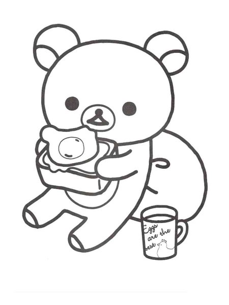 Rilakkuma coloring pages