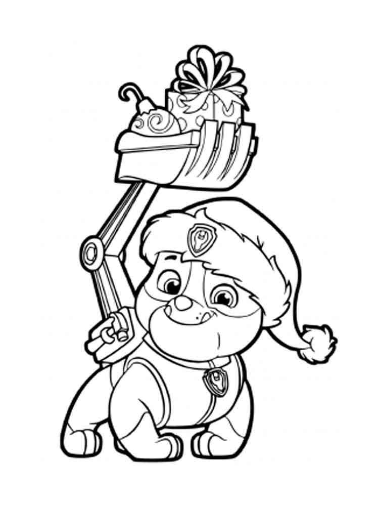 Download Rubble Paw Patrol coloring pages. Download and print Rubble Paw Patrol coloring pages