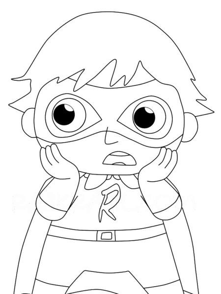 Ryan's World coloring pages