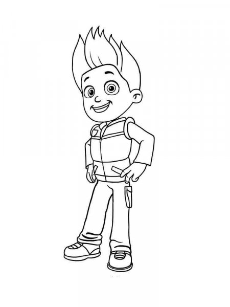 Ryder Paw Patrol coloring pages