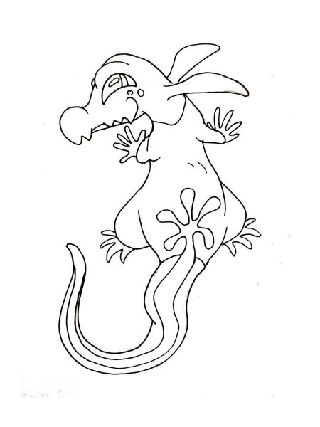 printable coloring pages salandit pokemon