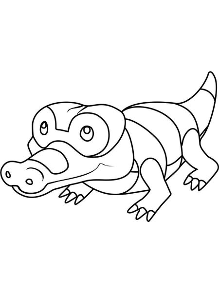 Sandile Pokemon coloring pages