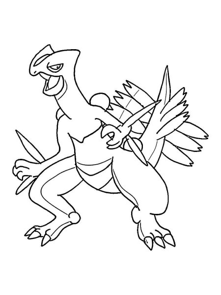 Pokemon Sceptile coloring pages - Free Printable