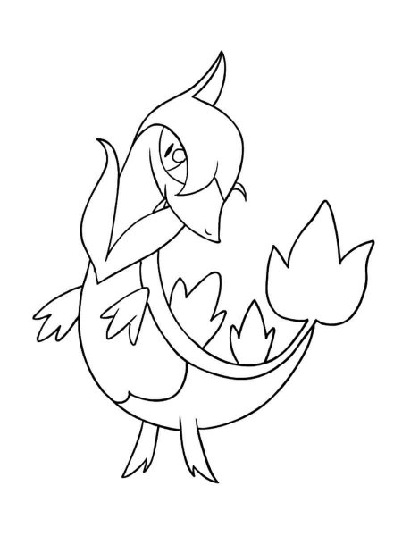 Servine Pokemon coloring pages