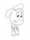 Sheriff Labrador coloring pages