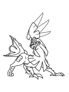 Silvally Pokemon coloring pages