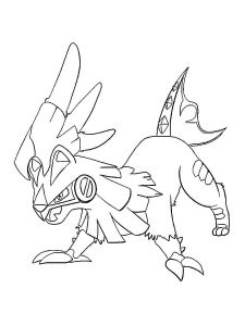 Silvally Pokemon coloring pages