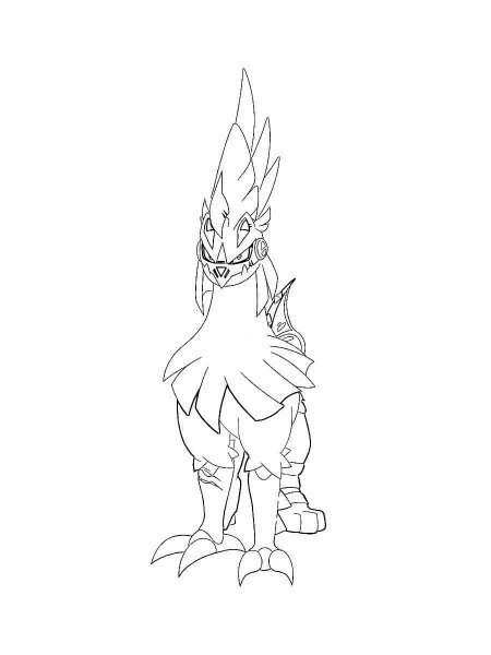 silvally coloring page in pdf pokemon