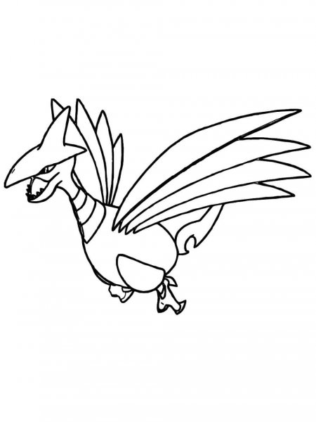 free skarmory color pages pokemon