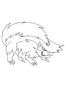 skuntank coloring page pdf pokemon