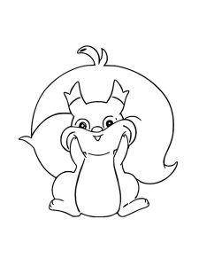 Skwovet Pokemon coloring pages