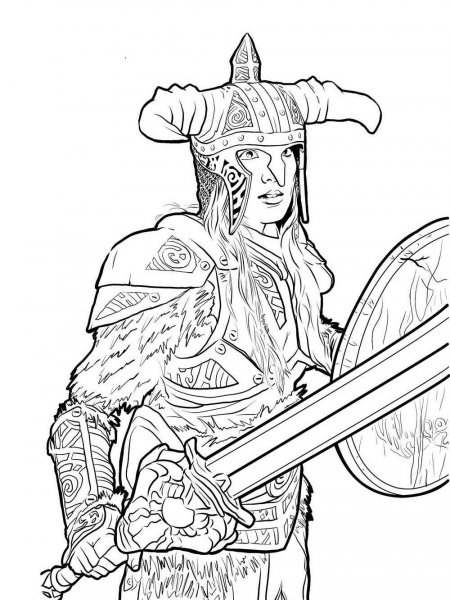 Skyrim coloring pages