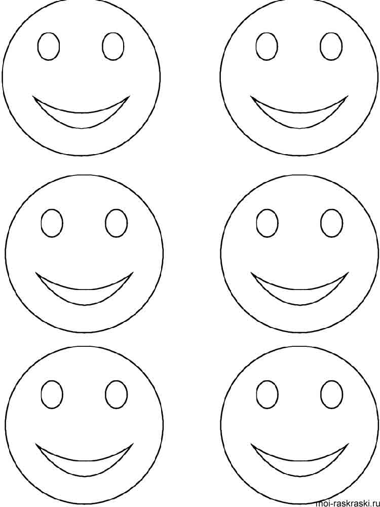 smiley face coloring pages for kids