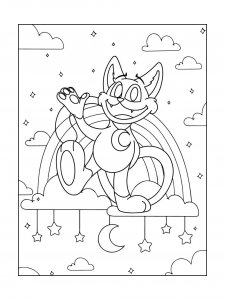 CatNap coloring page 2
