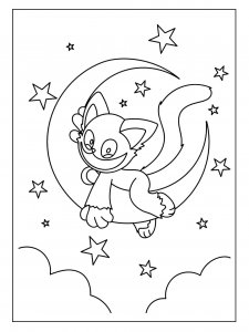 CatNap coloring page 3