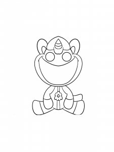 CraftyCorn coloring page 1