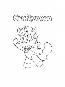 CraftyCorn coloring page 3