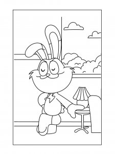 Hoppy Hopscotch coloring page 6