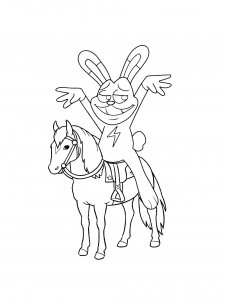 Hoppy Hopscotch coloring page 8