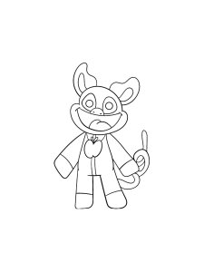 PickyPiggy coloring page 1