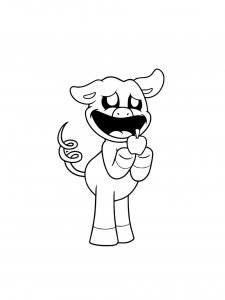 PickyPiggy coloring page 4