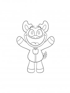 PickyPiggy coloring page 8
