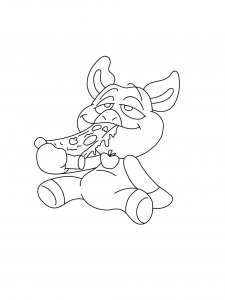 Smiling Critters coloring page 13