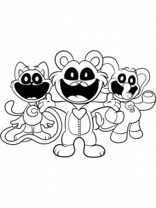 Smiling Critters coloring page 35