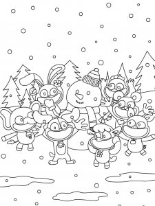 Smiling Critters coloring page 38