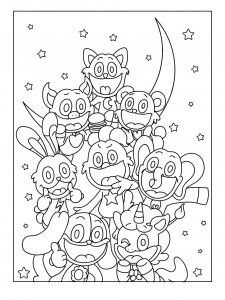 Smiling Critters coloring page 39