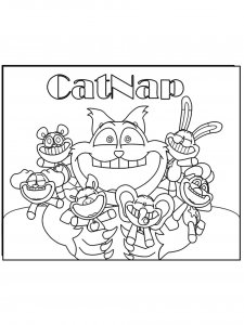 Smiling Critters coloring page 5