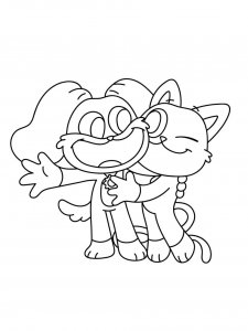 Smiling Critters coloring page 8