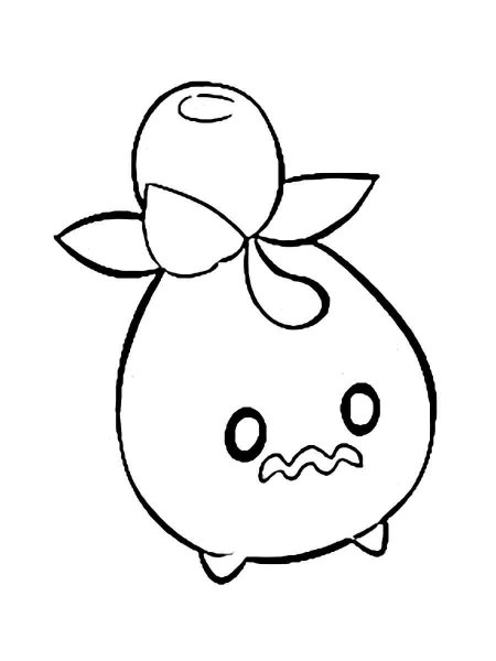 Smoliv Pokemon coloring pages