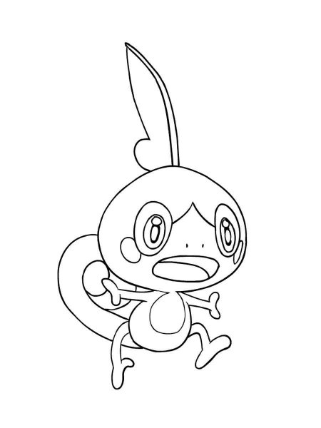 Pokemon Sobble coloring pages - Free Printable