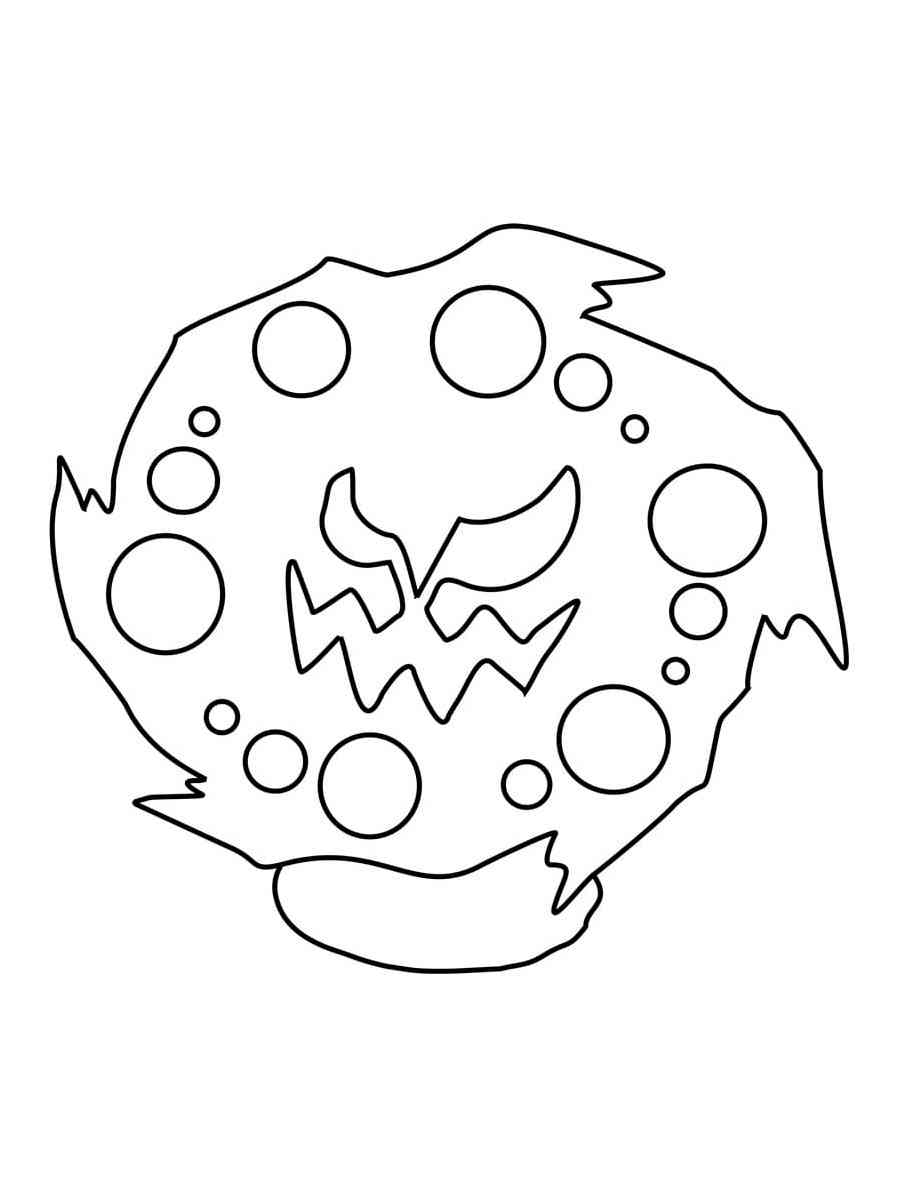 Discover the Magic of Pokemon Spiritomb Coloring Pages