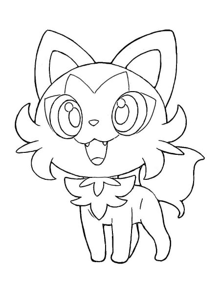 Sprigatito Pokemon coloring pages