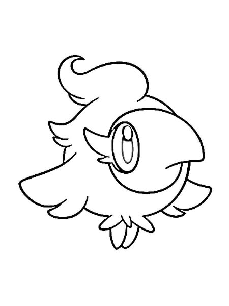 spritzee coloring page transparent png pokemon