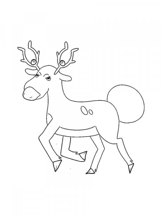 stantler coloring page in pdf pokemon