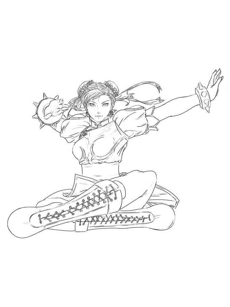 Street Fighter coloring pages