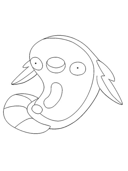 Stunfisk Pokemon coloring pages