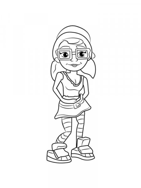 Subway Surfers coloring pages