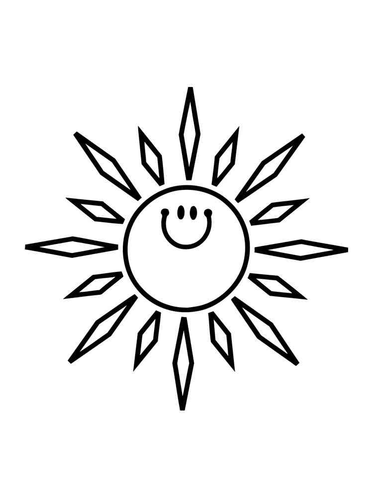 sunbeams coloring pages