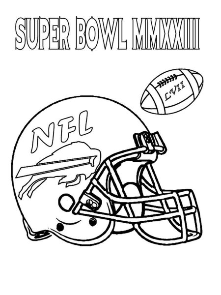 Super Bowl Coloring Pages