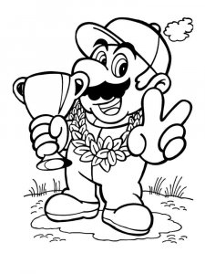Super Mario Coloring Pages 1