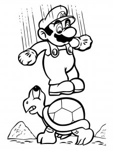 Super Mario Coloring Pages 10