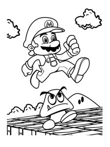 Super Mario Coloring Pages 14