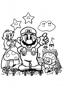 Super Mario Coloring Pages 17