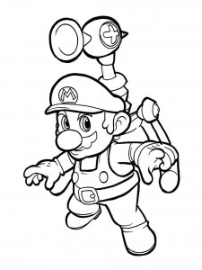 Super Mario Coloring Pages 19