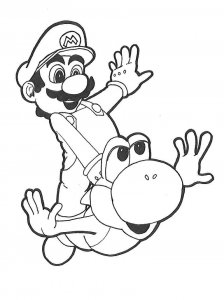 Super Mario Coloring Pages 21
